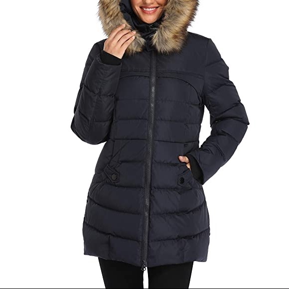 - - fur hood jacket - Picture 2 of 4